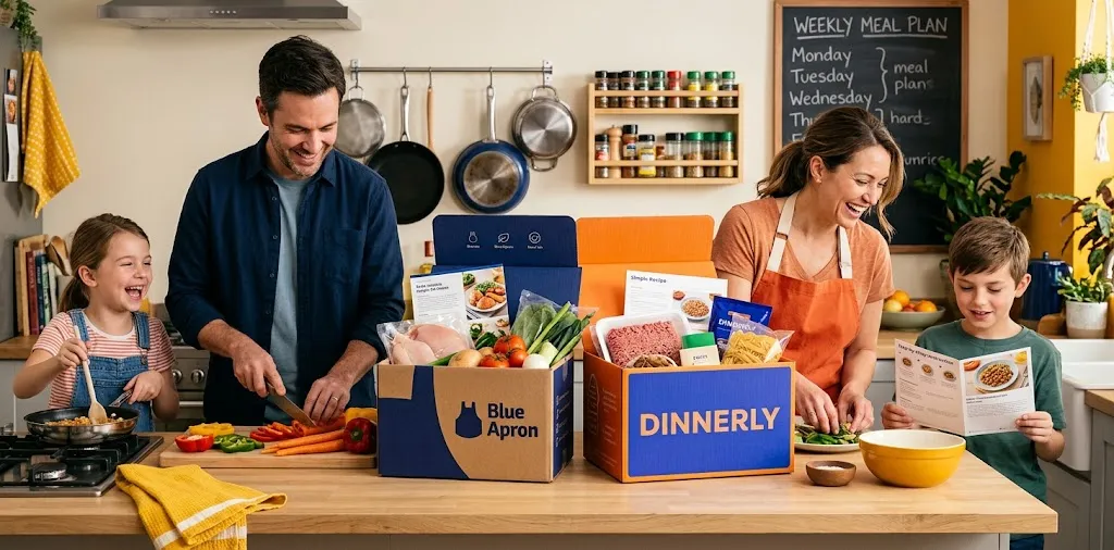 Blue Apron or Dinnerly for busy families