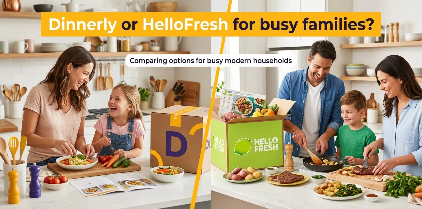 Dinnerly or HelloFresh for busy families
