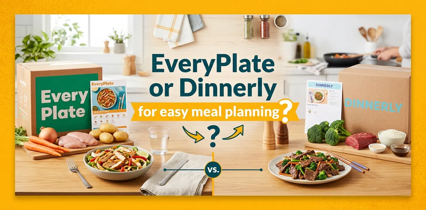 EveryPlate or Dinnerly for easy meal planning