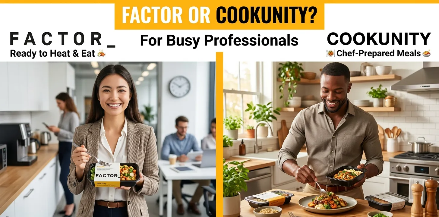 Factor or CookUnity for busy professionals
