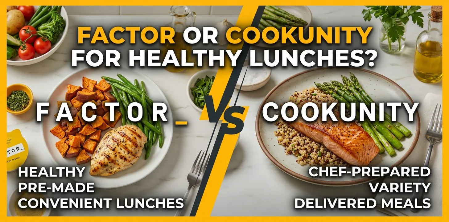 Factor or CookUnity for healthy lunches