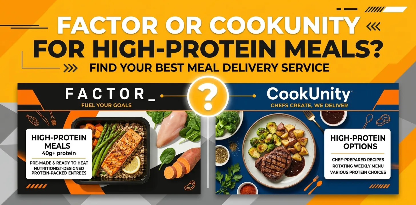 Factor or CookUnity for high-protein meals