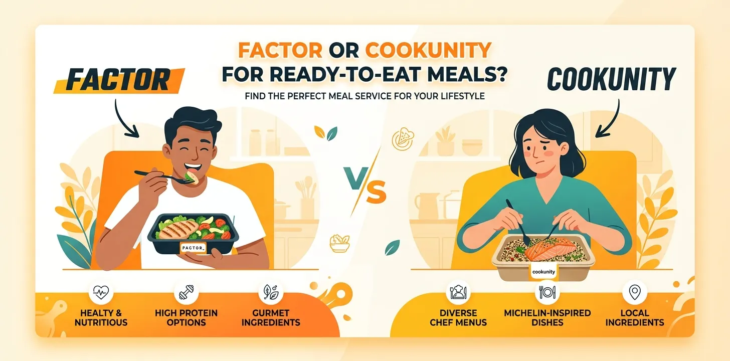 Factor or CookUnity for ready-to-eat meals