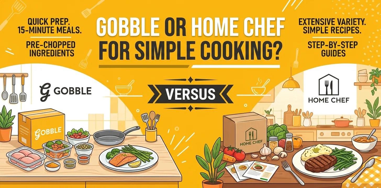 Gobble or Home Chef for simple cooking?