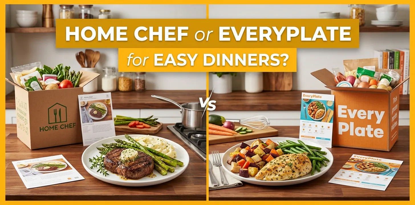 Home Chef or EveryPlate for easy dinners